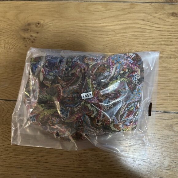 Christopher & Banks Petite Women Size P/L Paisley Button Down Blouse V Neck City - Picture 11 of 11